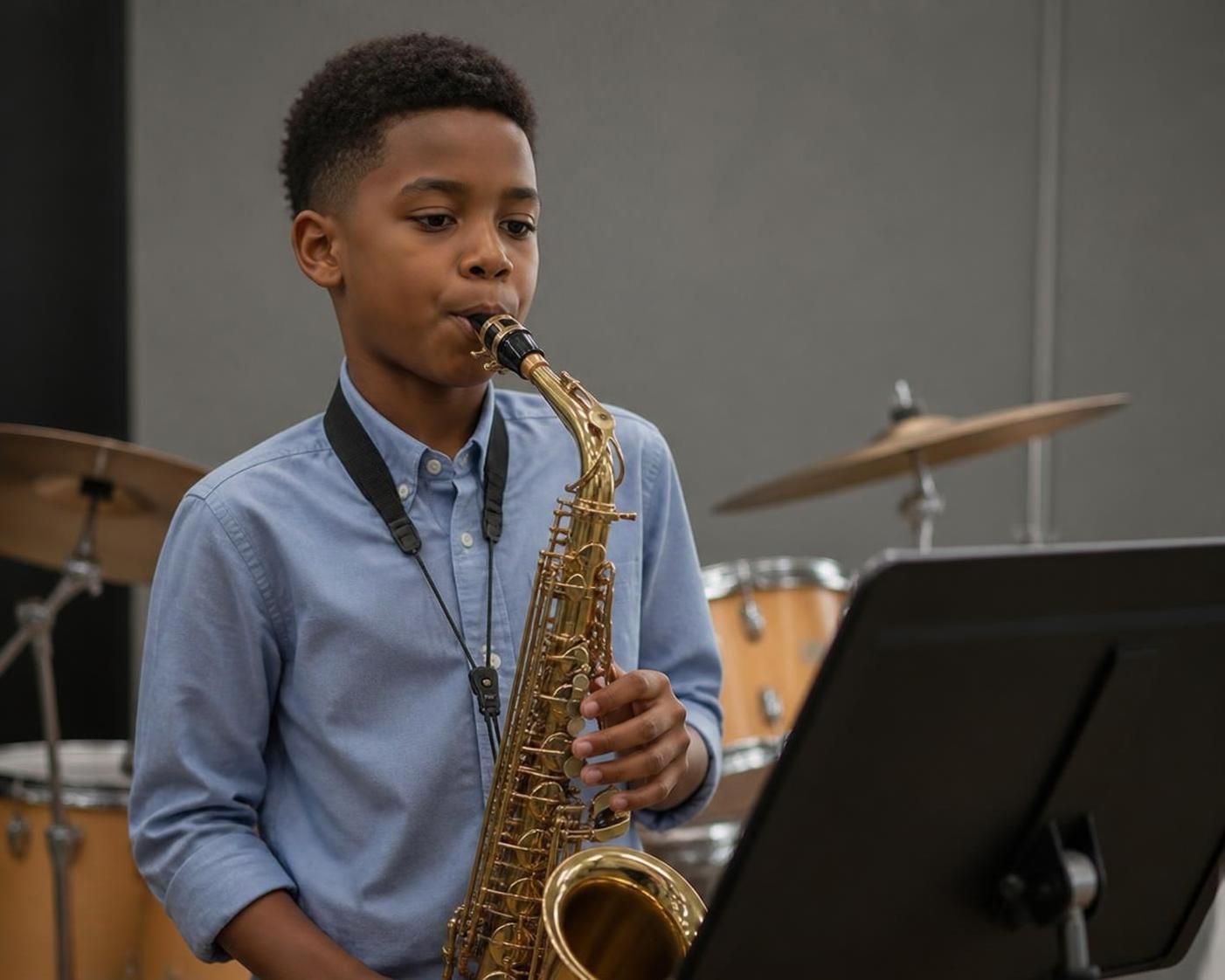 boyplayingsaxophone