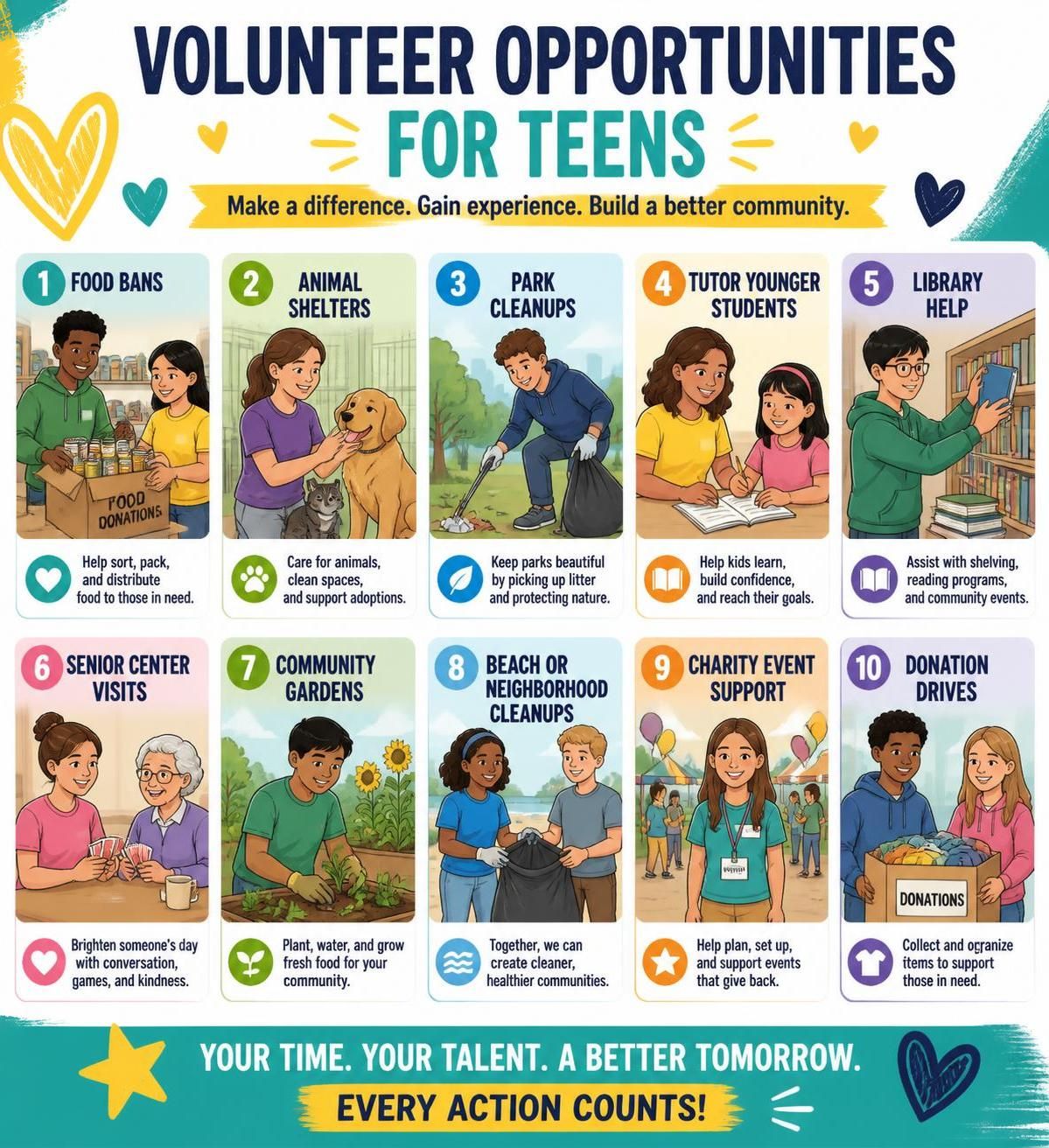 volunteer work graphic