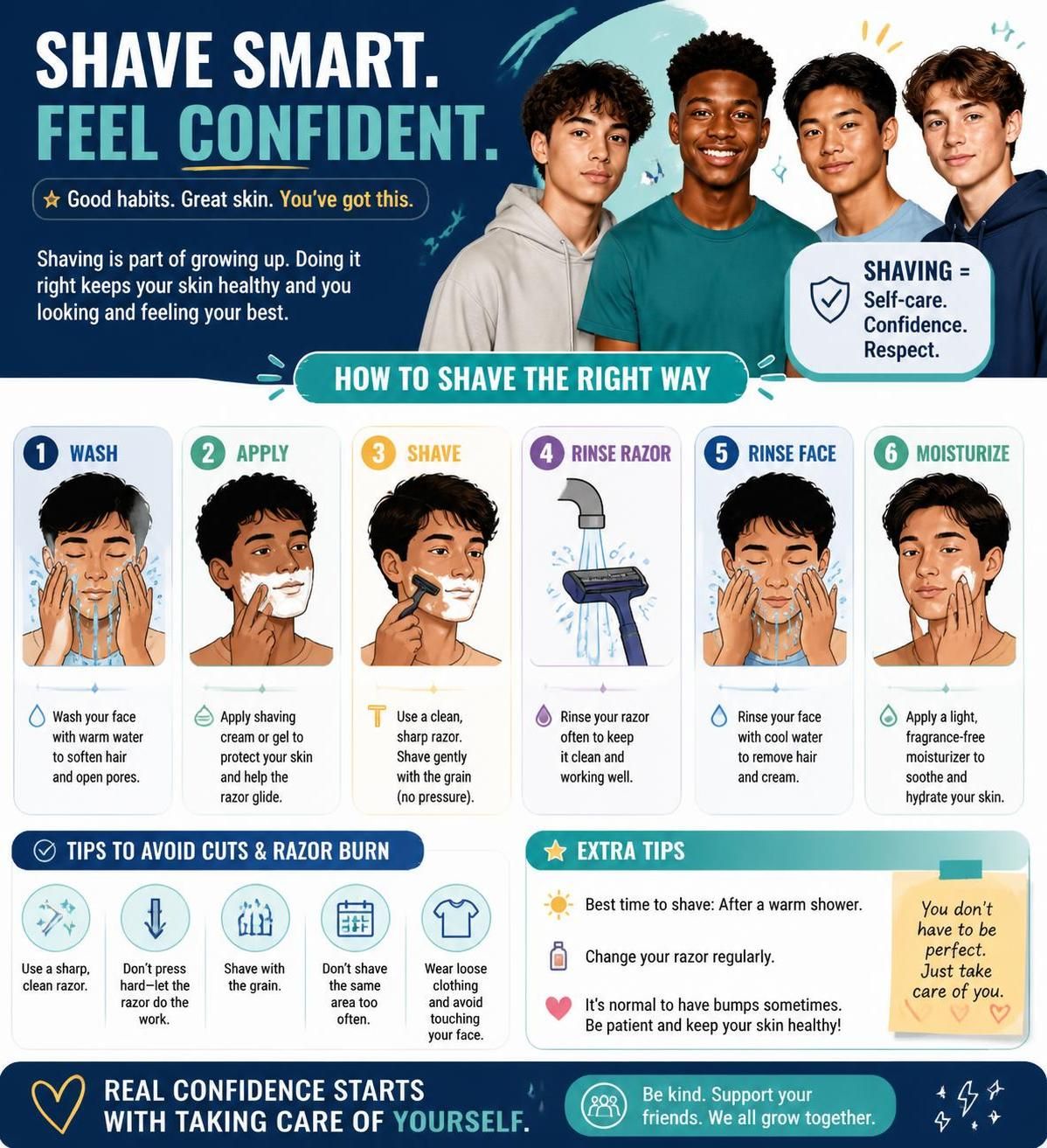 shaving graphic