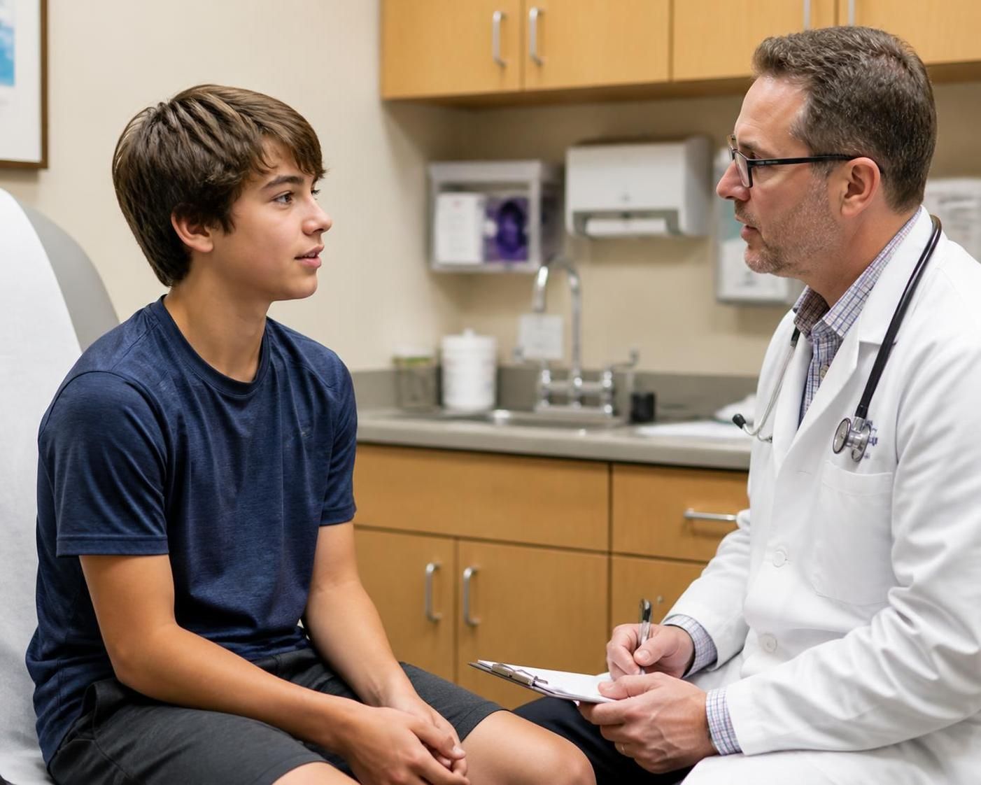 boytalkingtohisdoctor